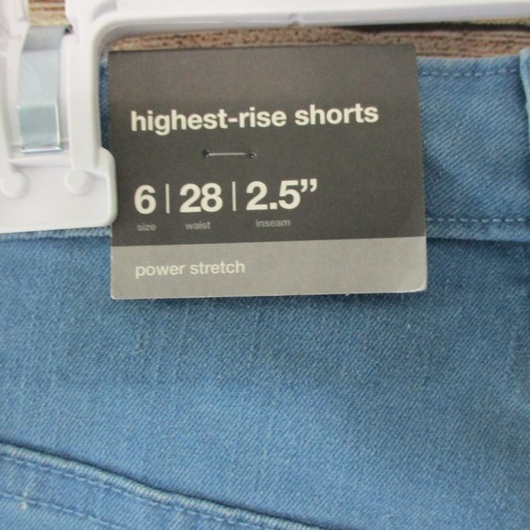 Mossimo Denim Highest Rise Power Stretch Shorts - Picture 7 of 8